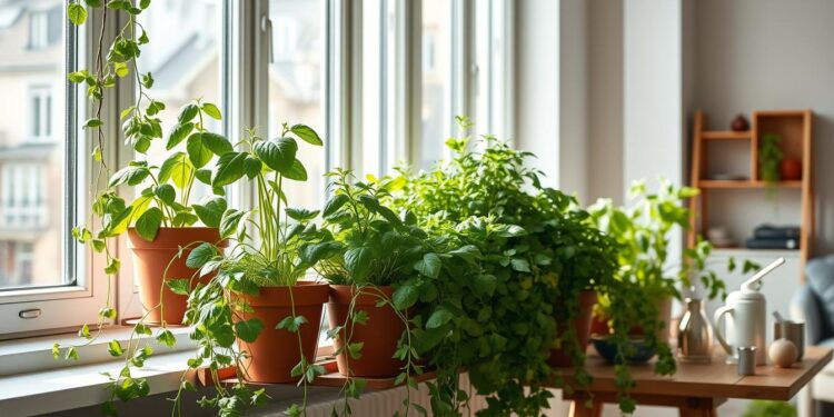 Indoor-Gärtnern in der Wohnung